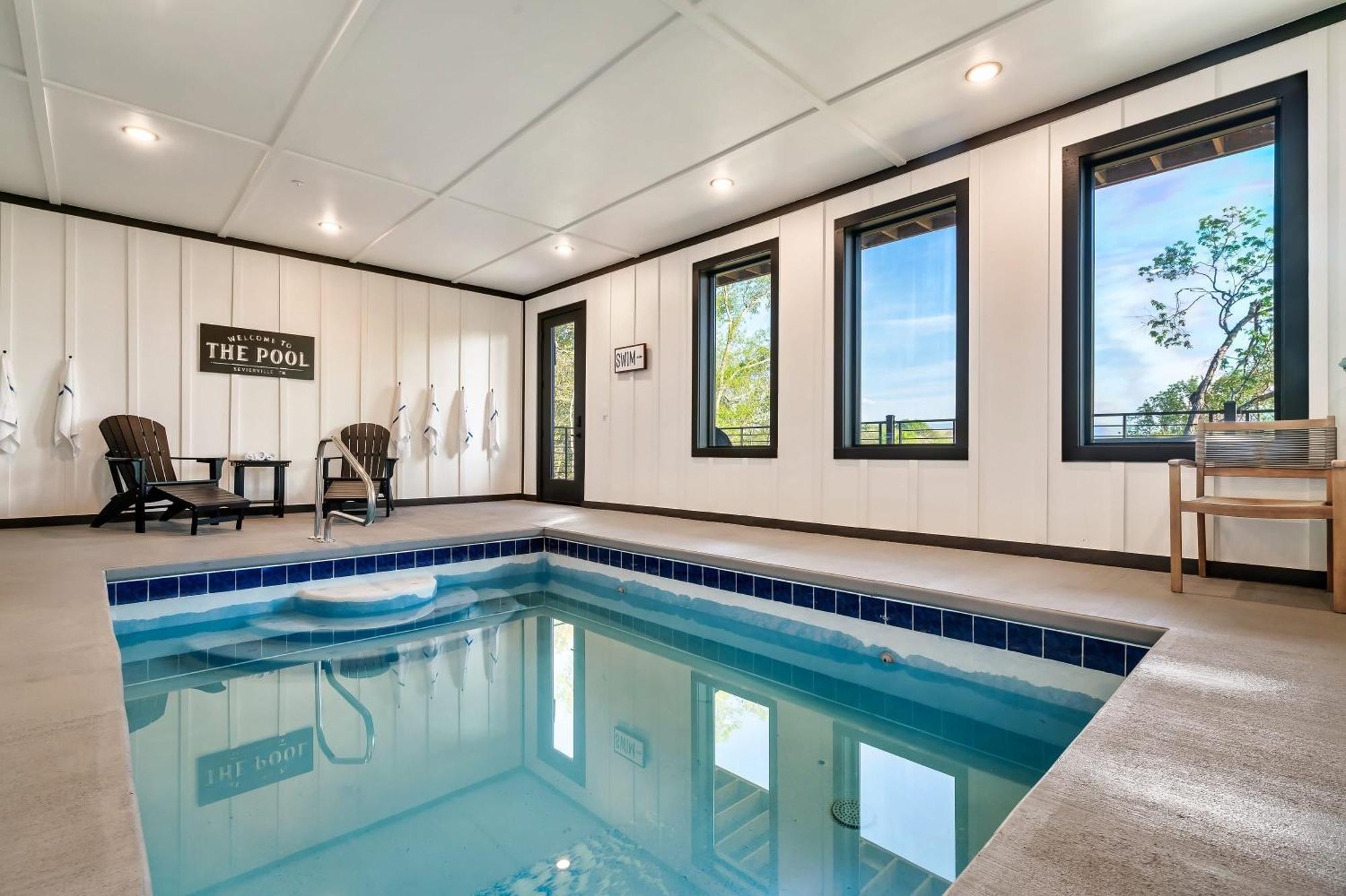 Halle Beary By Avantstay Indoor Pool Hot Tub Sunset Views Sevierville Kültér fotó